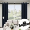 Maison Products 10PCS Curtain Rods No Drilling,Bracket No Drill Curtain Rod Brackets Self Adhesive Curtain Rod Holders Nail Free Adjustable - 3 of 4