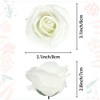 REGALWOVEN Home Decor Silk Fake Roses Artificial Flower Head for DIY Crafts Wedding 2.8" 25 Pcs - 4 of 4