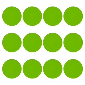 Unique Bargains Self-Adhesive Waterproof PVC Classroom Round Floor Sticker 12 Pcs - 1 of 4