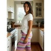 ADR Women's Soft Warm Fleece Pajama Pants, Long Lounge Bottoms - 2 of 3