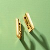 Pure Collection by Ross-Simons 18kt Gold Vermeil Square Huggie Hoop Earrings - 3 of 4