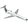 McDonnell Douglas MD-90 Commercial Aircraft "Reno Air" White w/Green Tail "Gemini 200" Series 1/200 Diecast Model by GeminiJets - 2 of 3