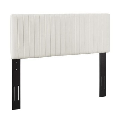 Modway Keira Headboard - Full/Queen Performance Velvet Upholstered Headboard with Tufted Details and Sturdy Mounting Frame