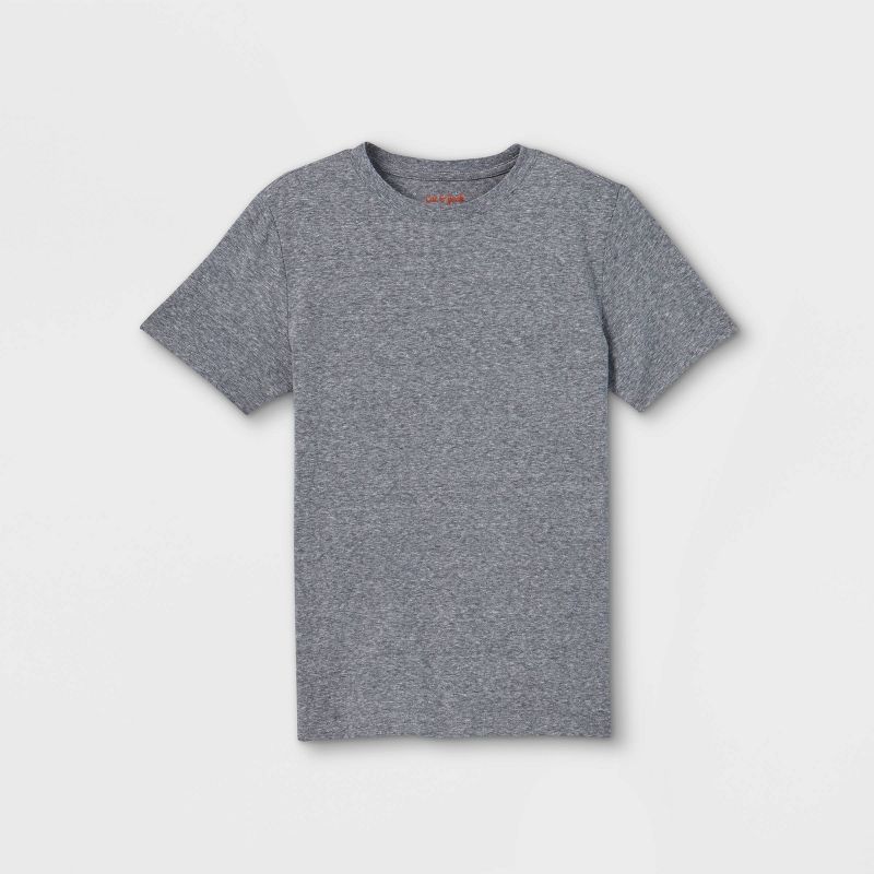 Boys' Short Sleeve Heathered T-Shirt - Cat & Jack™, 1 of 4