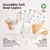 6-Pack Cami Baby Washcloths for Newborn, Organic Cotton Face Wash Cloths for Babies, Soft & Absorbent Baby Bath Towels - 2 of 4