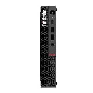Refurbished: Lenovo ThinkStation P360 Tiny Desktop i5-12500 16GB Ram 512GB SSD W11P - Manufacturer Refurbished - 1 of 2