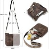 Crossbody Bags for Women Trendy Vegan Leather Hobo Purses With Wide Shoulder Strap - 2 of 4