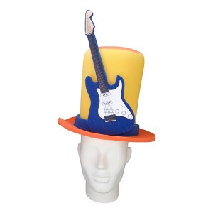 Foam Party Hats Guitar Top Hat - 1 of 4
