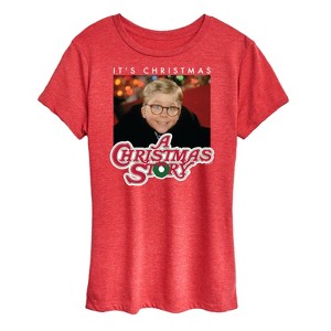 Women's - A Christmas Story - It's Christmas Ralph Short Sleeve Graphic T-Shirt - 1 of 4
