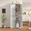 Coucheta 70-inch Tall Pantry Cabinet with Doors, Freestanding Storage Cabinet with Adjustable Shelves, for Kitchen Bathroom Laundry Room - 3 of 4