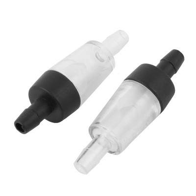 Unique Bargains Fish Tank Aquarium Air Pump One Way Non Return Check Valve 0.5" Dia 2 Pcs