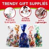 Joyfy 144 Pcs Christmas Cellophane Bags with Ribbon, 11" X 5" Candy Cookie Bags for Holiday Treats Christmas Party Favors Supplies, Xmas Goodie Bags - 3 of 4