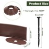 Unique Bargains Flexible Durable Maintenance-Free DIY Landscape Edging 1 Pc - 2 of 4
