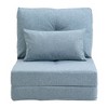 NicBex Bean Bag Chair Convertible Flip Chair Lazy Floor Sofa with Adjustable Backrest for Living Room, Bedroom - 3 of 4