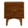 NicBex 2 Drawers Nightstand with Cutout Handles,Bedside Table with Storage Space,Mid-Century Modern Side Table for Bedroom - 4 of 4