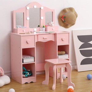 Kids Vanity Set With Mirror - 1 of 4