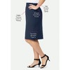 Jessica London Women's Plus Size Tummy Control Bi-Stretch Pencil Skirt - image 3 of 4