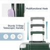 Luggage AL1377,Carry On Luggage 20 inch,Aluminum Alloy Zipperless Suitcase with Spinner Wheels - 2 of 4