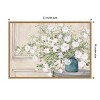 Amanti Art White Bouquet by Julia Purinton Canvas Wall Art Print Framed 23 x 16-in. - 4 of 4