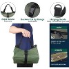 MaseiKar Tool Bag Roll Up,Heavt Duty Tool Organizer Portable Tool Storage Bags Waterproof Oxford Cloth-Zipper Pouch for Men Mechanic, Green - 4 of 4