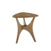 Sapphtopaz Coffee Table Wood Side Table with Unique Style Base Modern Dining Table Coffee Bar for Living Room, Bedroom - 2 of 4