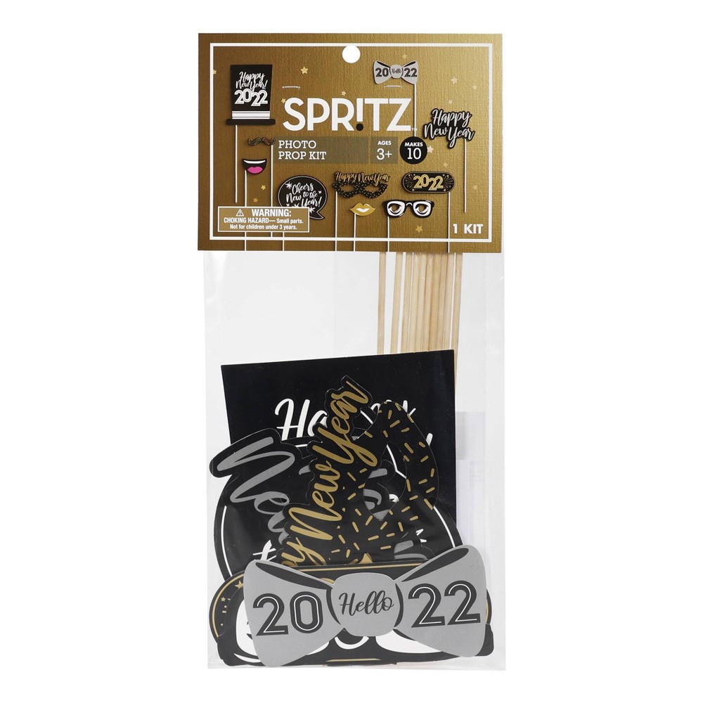 10ct NYE Photo Prop Kit - Spritz