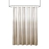 SEVOBAL Shower Curtain Ombre Seersucker Design with Textured Detail for Modern Bathroom Decor, taupe, 72"*72"*0.13" - 2 of 4