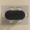 67" Farmhouse Oval Black Dining Table for 4-6 People with Round Arched Table Legs for Dining Room and Living Room - 4 of 4