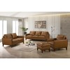 New Classic Furniture, Caspar Ottoman-Caramel - 4 of 4