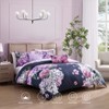 Bebejan Purple Bliss 100% Cotton 5 Piece Reversible Comforter Set - 2 of 4