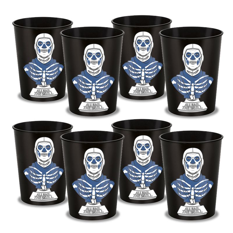 Birthday Express Fortnite Skull Trophy Plastic Favor Cup, 1 of 2