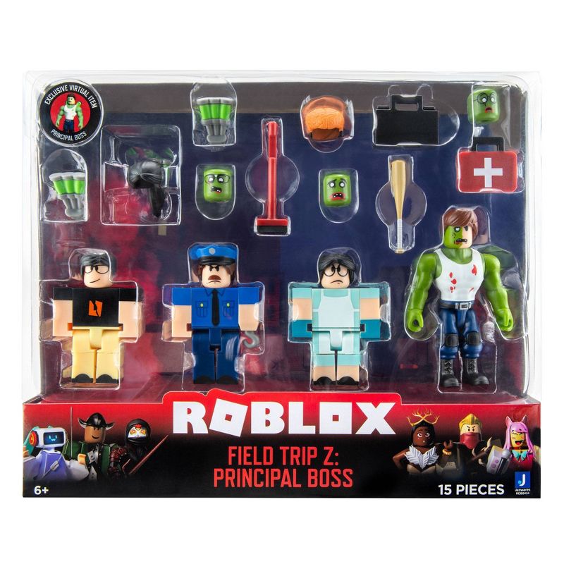 Roblox Action Collection - Field Trip Z: Principal Boss Figures 6pk (Includes Exclusive Virtual Item), 3 of 6