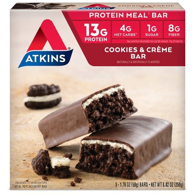 Atkins Nutrition Bars - Cookies & Cream - 5ct