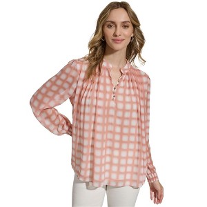 Calvin Klein Womens Flowy Tunic Blouse - 1 of 1