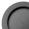 Smarty Had A Party 7.5" Matte Charcoal Gray Round Disposable Plastic Appetizer/Salad Plates (120 Plates) - image 2 of 2