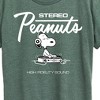 Women's - Peanuts - Stereo Snoopy Dj Short Sleeve Graphic T-Shirt - 2 of 4