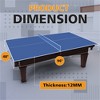 YONWAY 8ft Mid-Size Ping Pong Conversion Top, Foldable & Portable Table Tennis Table Top for Indoor Games - 4 of 4
