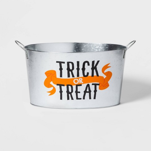 Trick Or Treat Halloween Metal Beverage Tub Hyde Eek Boutique