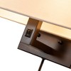 C Cattleya 2-Light Oil-rubbed Bronze Finish Wall Sconce with Linen Shade - 4 of 4
