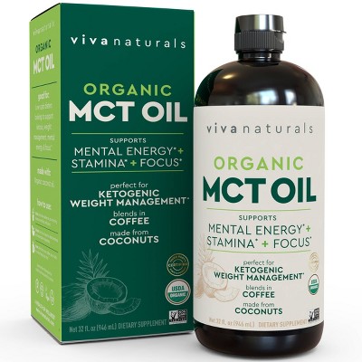 Viva Naturals Organic MCT Oil - 32 fl oz