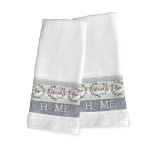 Laural Home Loving Home 16"W x 29"L Hand Towel Set - 1 of 1