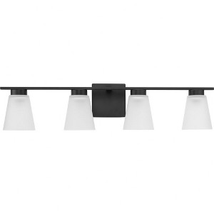 Progress Lighting Tanner 4 - Light Vanity in  Matte Black - 1 of 4