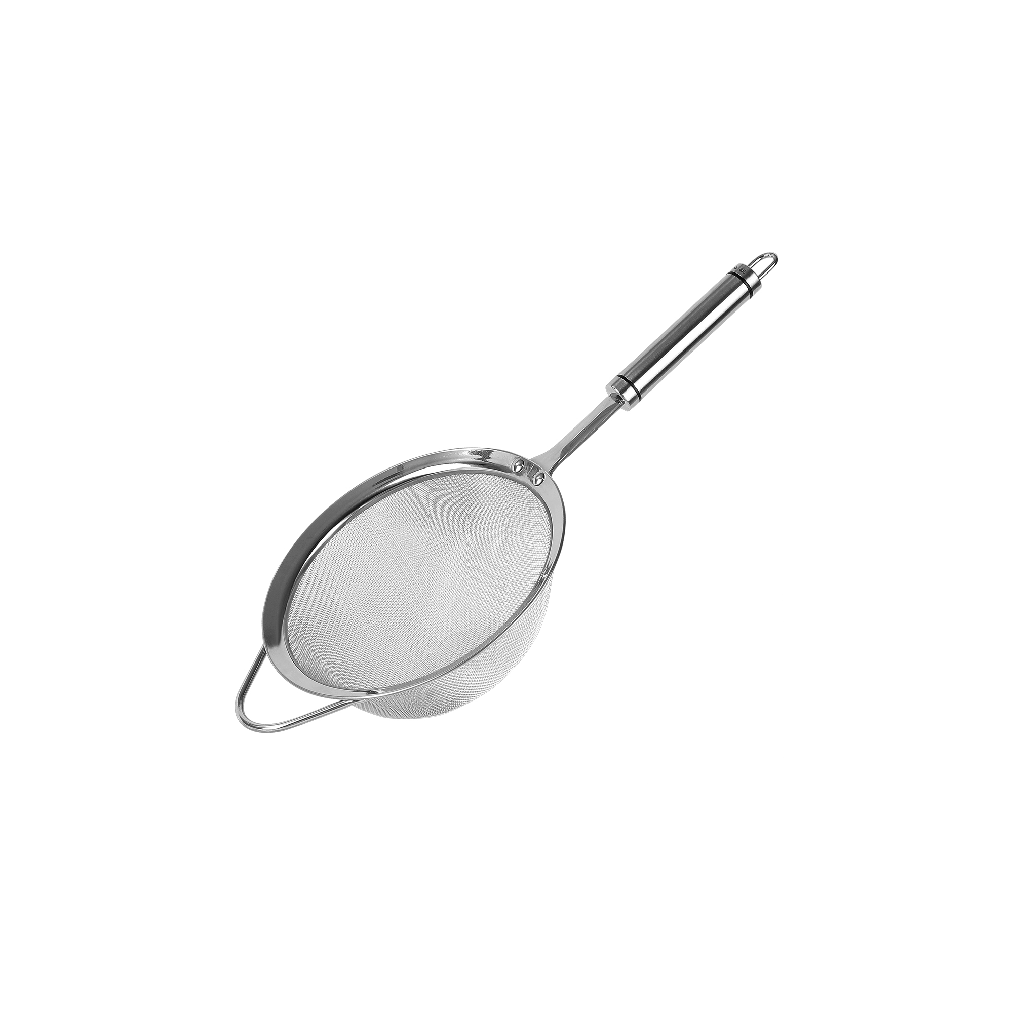 Unique Bargains Stainless Steel Fine Mesh Strainer Colander Flour Sifters with Handle Silver Tone 13.5''x5.5"(L*D)