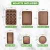NutriChef 6-pc Kitchen Oven Baking Pans Trays Bakeware Set - 2 of 4