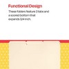 School Smart Manila File Folders, Legal Size, 1/3 Cut Tabs, Pack of 100 - 3 of 4