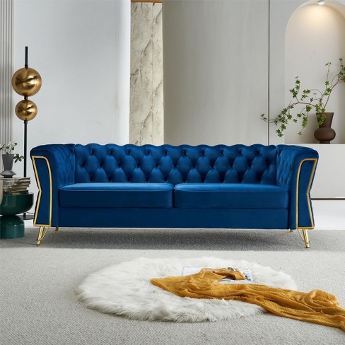 Target velvet sofa deals