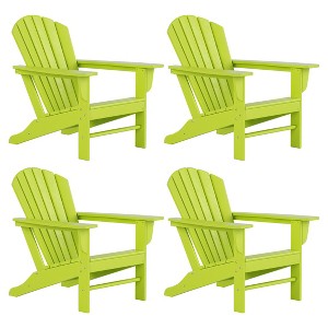 WestinTrends Dylan HDPE Outdoor Patio Adirondack Chair (Set of 4) - 1 of 4