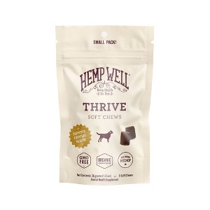 Hemp Well Thrive Dog Soft Chews – Your Dog's Daily Wellness Alternative - 1 of 4