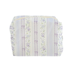 Unique Bargains Lightweight Bow Makeup Bag 1 Pc - 1 of 4
