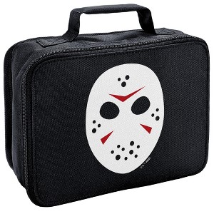 Friday The 13th Simple Mask Insulated Soft Sided Lunch Box - 1 of 4